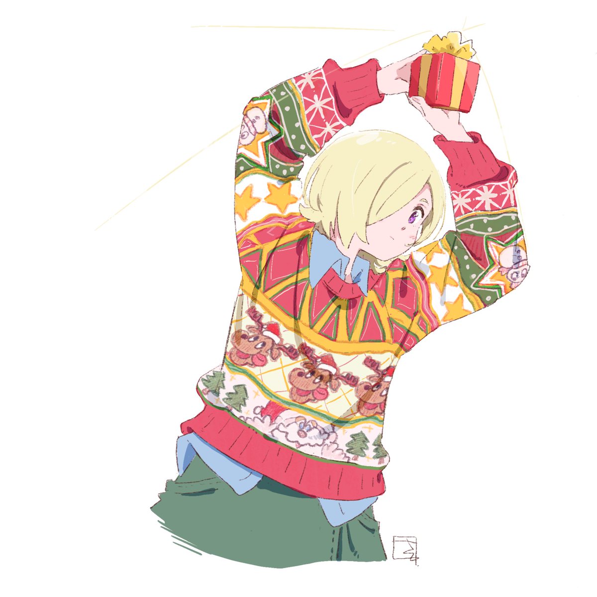 クリスマスアグリーセーター浮かれテイラー