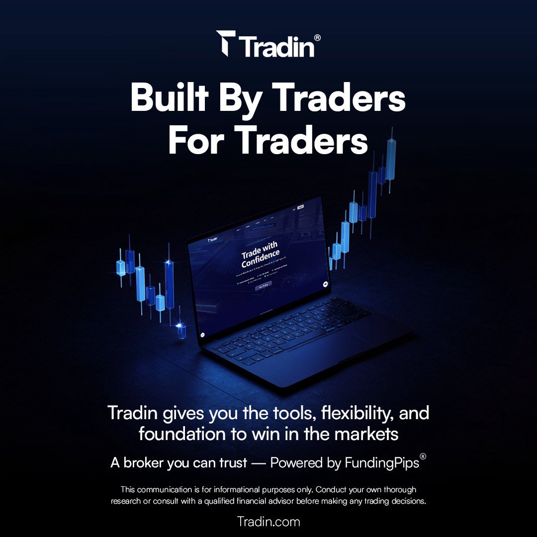 👉🏻A broker You can trust | Powered by @FundingPips

Visit Tradin.com

Built by traders for traders!