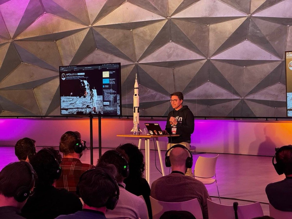 RaphaelDeLio's tweet image. What happens when you get Kotlin, Spring AI, Redis, and data from the Apollo 11 together? A whole new way of exploring one the most important milestones humanity has ever accomplished!

Kotlin confs just hit different! And it was a pleasure to be part of Kotlin Dev Day! @kotlin