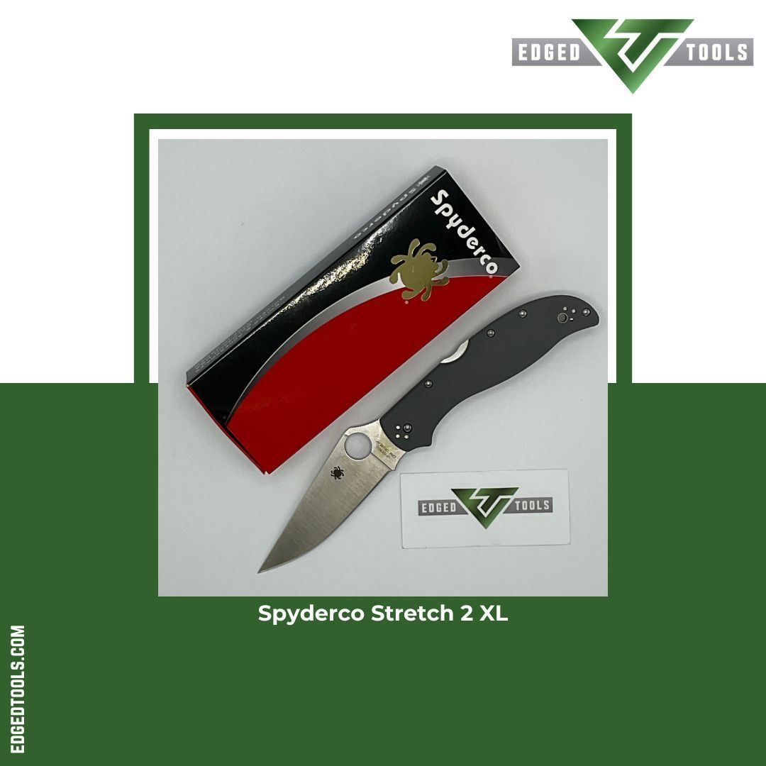 Edged_Tools's tweet image. Spyderco Stretch 2 XL - 3.99&quot; Satin CruWear  blade with Gray G-10 Handles
.
Link in Profile
.
#spyderco #spydercostretch2 #spydercoknives #edgedtools #bladeholic