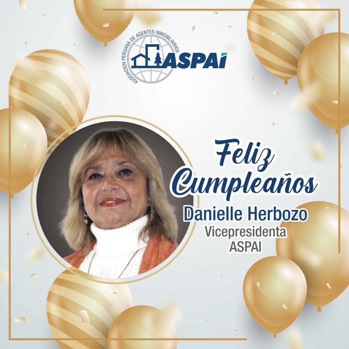 ConfederaCila's tweet image. ¡Feliz cumpleaños a nuestra querida Danielle Herbozo, Vicepresidenta de ASPAI! 🥳

Que este nuevo año de vida esté lleno de éxitos, alegría y bendiciones.

#cumpleaños #familiaASPAI