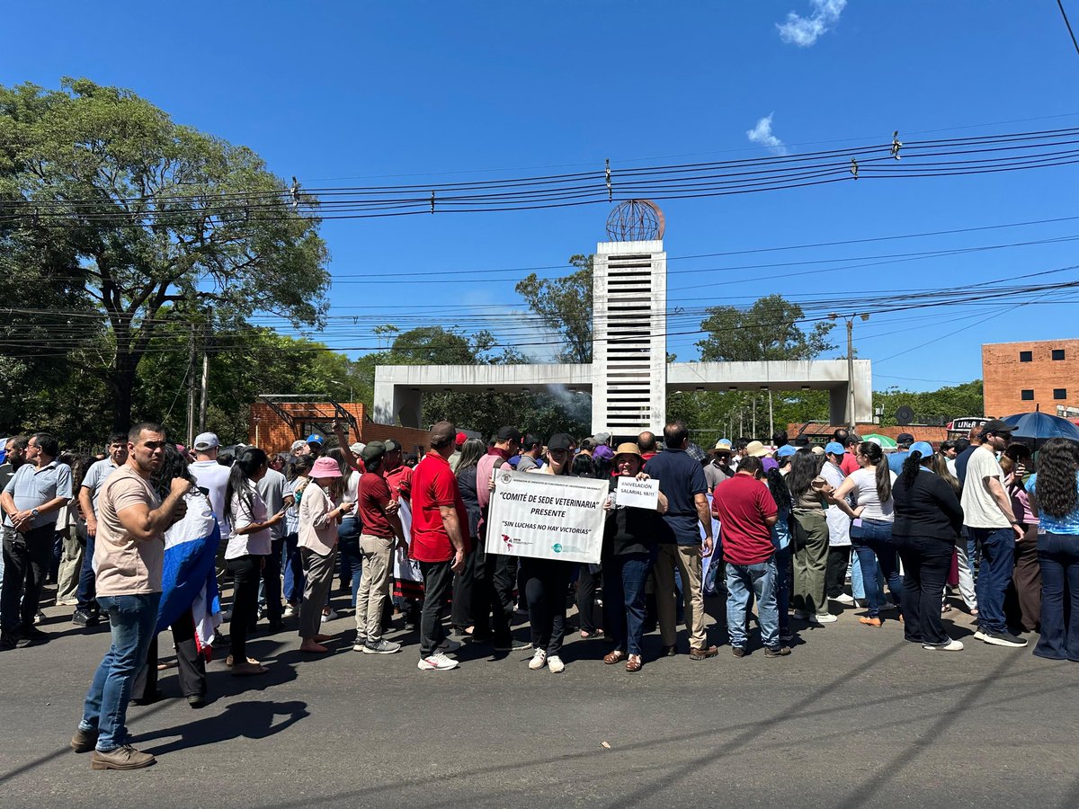 PARTICIPACIÓN ACTIVA DE LA FCV UNA POR LA NIVELACIÓN SALARIAL
Nota completa: vet.una.py/?p=9534
#SomosDeLaUNA #SomosVete #FCVUNA