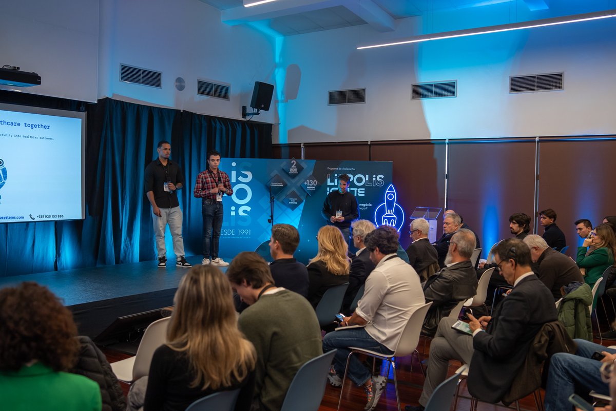 lispolis_'s tweet image. O DEMO DAY marcou o fim do Lispolis Ignite, onde as startups finalistas apresentaram os seus projetos que estão a transformar o futuro da Healthtech.
1.º Lugar - FLASHGuard
2.º Lugar - FLASH - Rapid Diagnostics
3.º Lugar - Enterprise Bot 
Parabéns a todas as participantes!