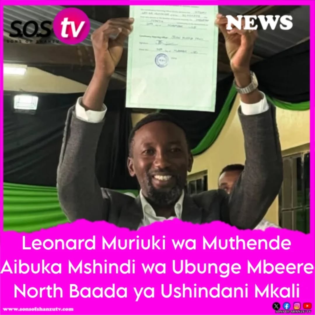sonsofshanzutv's tweet photo. Leonard Muriuki wa Muthende ameshinda kiti cha ubunge Mbeere North baada ya ushindani mkali na Newton Kariuki. Wafuasi wa UDA walisherehekea ushindi huu wa kihistoria asubuhi ya Ijumaa. #UDA #KenyaElections #MbeereNorth #ElectionResults https://t.co/iifzNlbkAQ