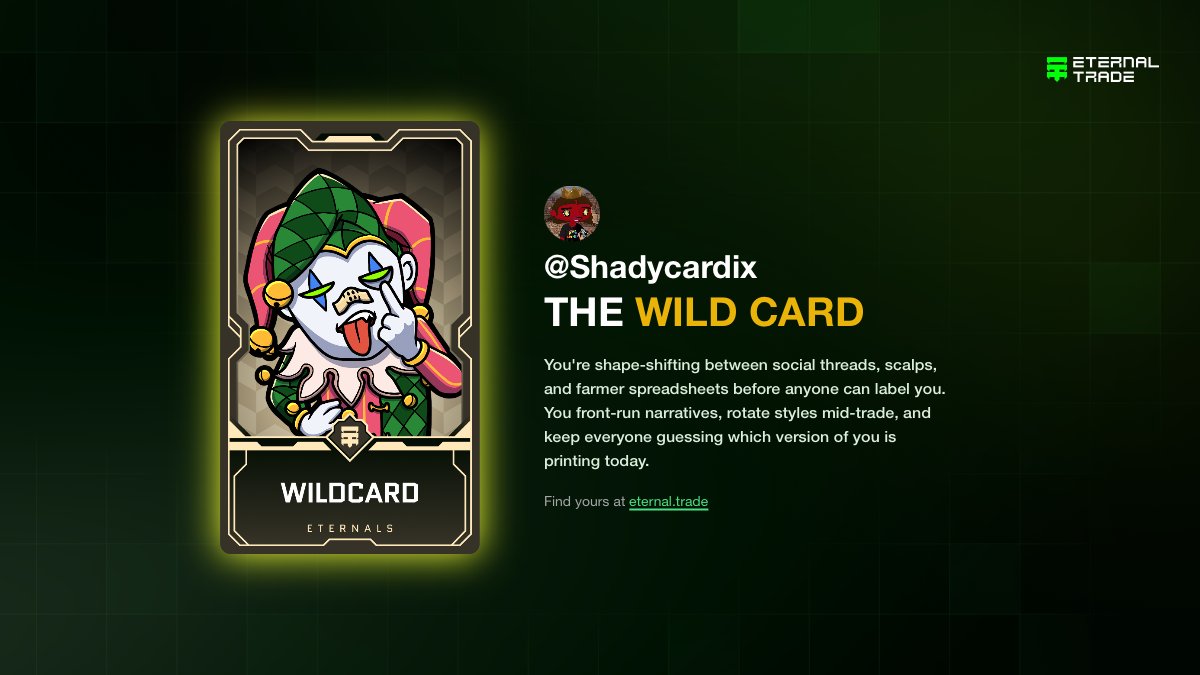 The global arena for competitive trading is here. Reserve your exclusive spot on the Genesis Waitlist and find your trader archetype on <a href="/eternal_trade/">Eternal</a>. All traders welcome, limited spots only.