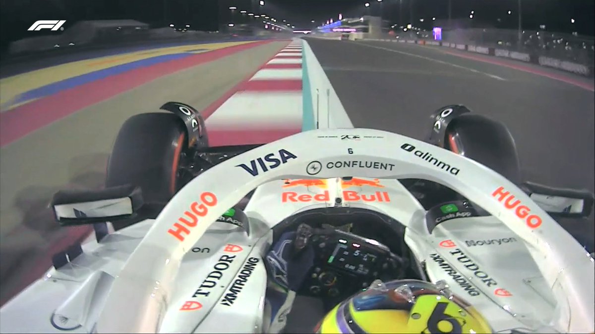 Isack Hadjar가 FP1에서 선두권에 오른 장면