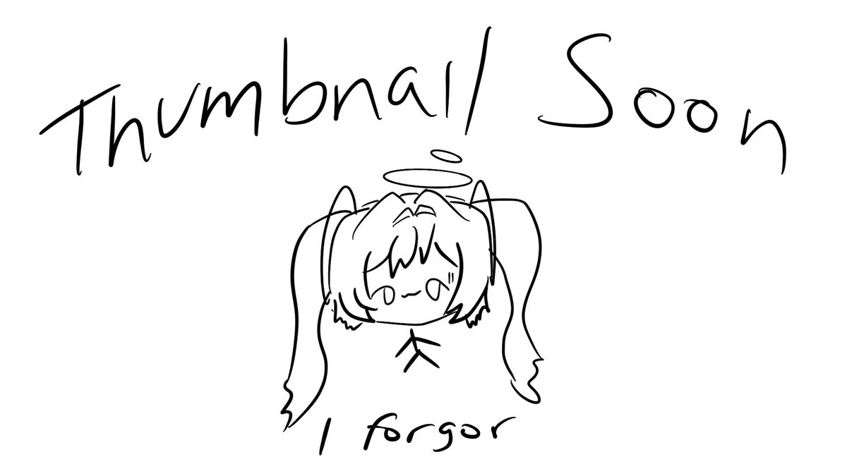 After dinner i partied so hard (doodled while watching a league stream) that i passed out and forgor to make a waiting room :9
I cant figure out how to make it on mobile so heres the ‘i made this rn’ thumbnail i wont use bc ill make it when i get home *dabs*