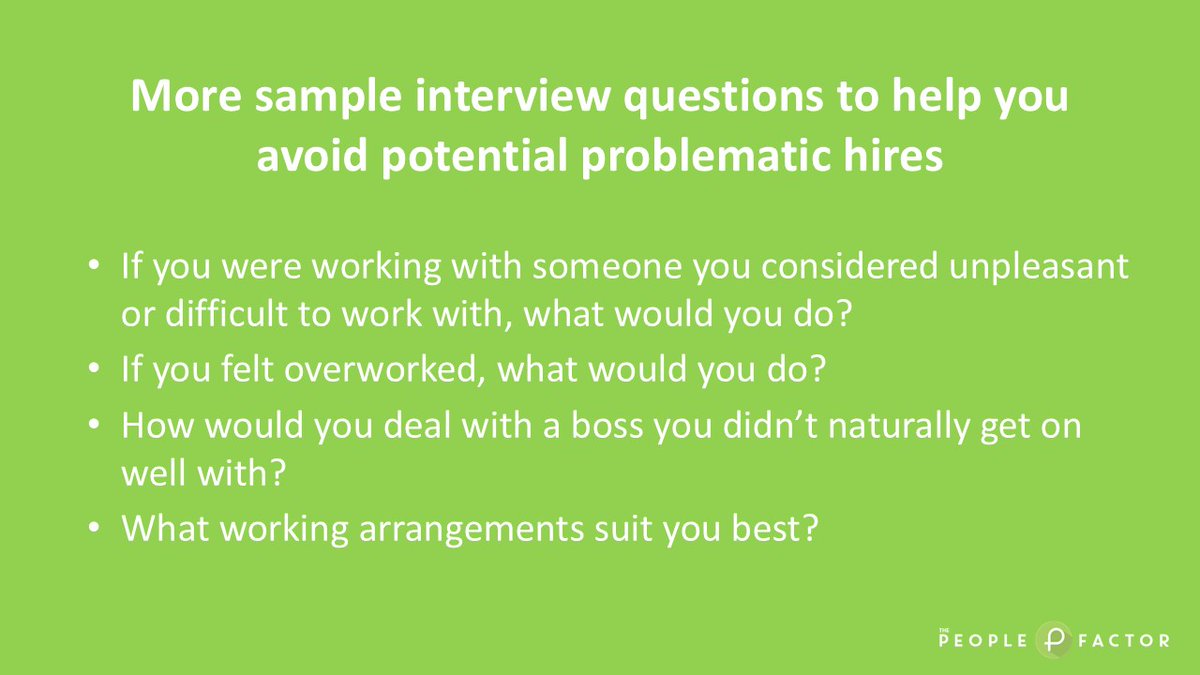 PeoplefactorHR's tweet image. Here are some more on-the-money questions to help you uncover the right people during interview…
#recruitment #interviewtips #interviewquestions #goodpractice #betterhires #handyHR