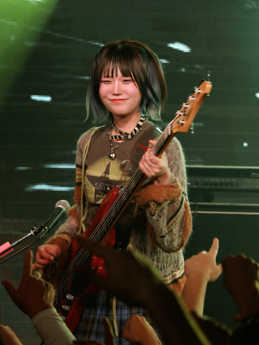 On stage media image