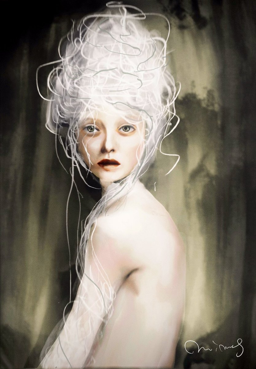 rincame1's tweet image. 最初の絵の手直しバージョン。
だけど、思うようには結局描けなくて🥲

描くって
本当に難しいな......

 #procreate
 #デジタルイラスト
#デジタルアート