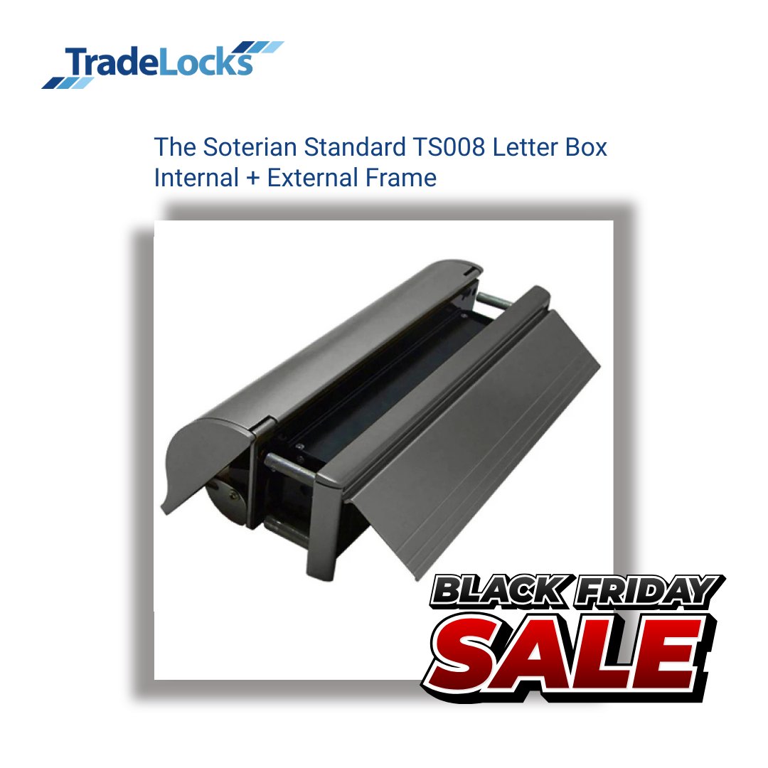 tradelocks's tweet photo. ✅ Why choose the Soterian TS008 Letter Box? Because it offers a sturdy internal and external frame, great design, and long-lasting durability — perfect for any door.

Use code VATFREE - valid till 30/11/25

https://t.co/lzSNqa2cOX

#TradeLocks #BlackFriday2025 #VATFREE https://t.co/hYsAWBNl24