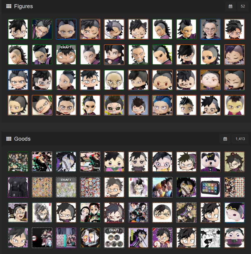 여기 사이트에 굿즈까지 다 정리돼있어요!
다른 애니 캐릭터들도 다 있습니다
myfigurecollection.net/entry/167322
myfigurecollection.net/entry/174048