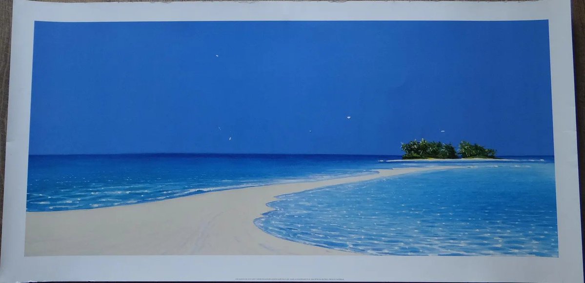 L'île paradisiaque sous le soleil Photographie de Werner Eick, 2001 Affiche originale #plages #vacances #tropiques #plongee #paradis 

marieartcollection.etsy.com/listing/143486…
