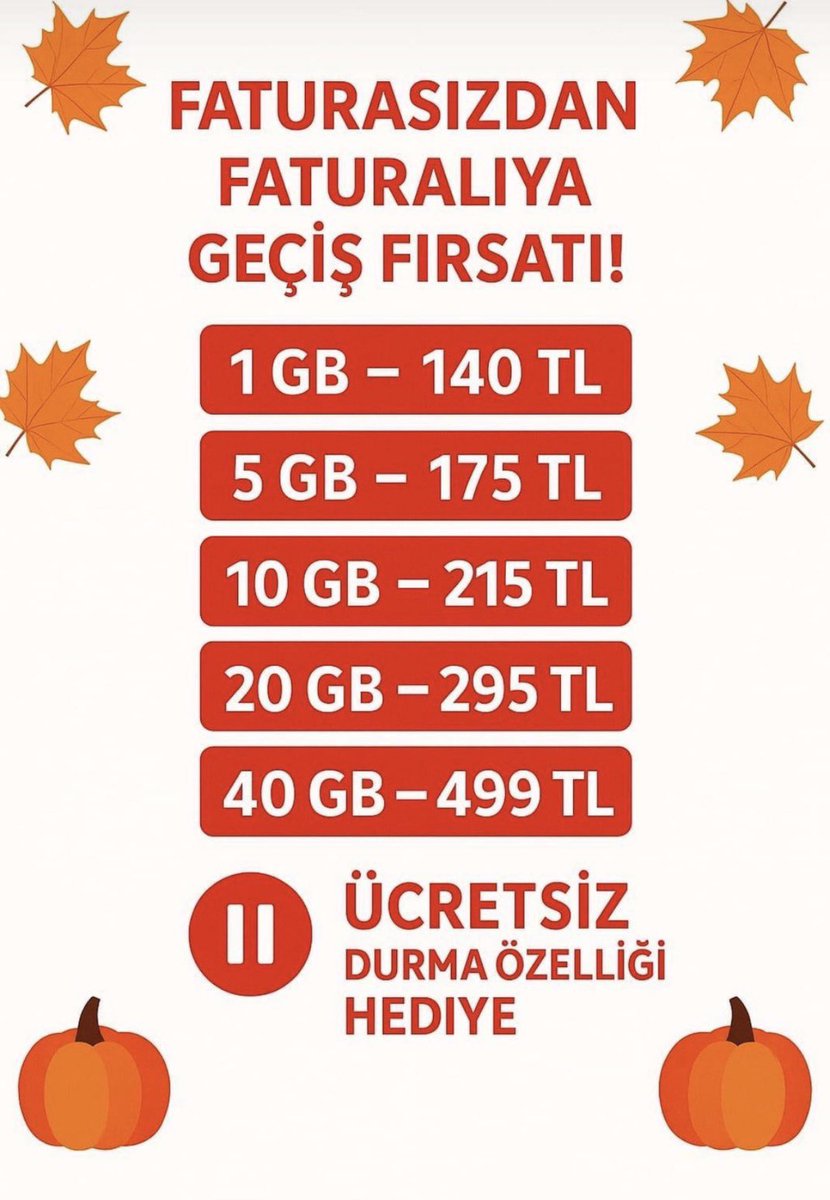Vodafone faturasız kullanıp faturalıya geçmek isteyenler son  1 gün 👈👈
Geç kalmayın bu fırsatı kaçırmayın!!!