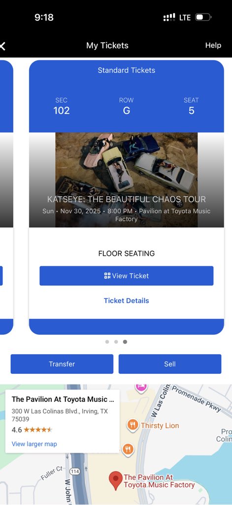 Abigail_G1462's tweet image. #WTS MY 3x Tickets to see Katseye for Sunday show ! ,Sun , Nov 30, 8:00pm at Pavilion at Toyota Music Factory • Irving, TX. We can no longer attend. If you&apos;re interested in getting the tickets, ask for $100 each pleaseDM.#Katseye  #ticketmaster😘🙏🙏