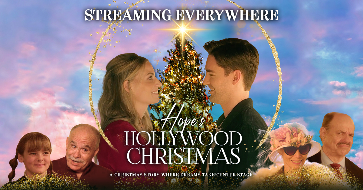 DeskPopEnt's tweet image. Streaming Everywhere! HOPE'S HOLLYWOOD CHRISTMAS - Single mom Hope cares for a Hollywood star, uncovers betrayal, finds love, and discovers her voice in a Christmas concert that changes everything.