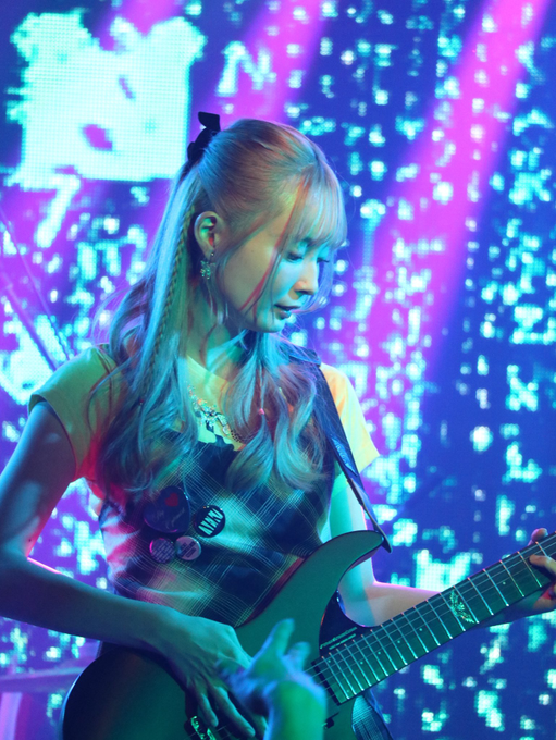 On stage media image