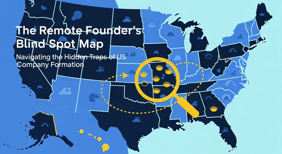 Clevver_io's tweet image. **The Remote Founder’s Blind Spot Map: Navigating the Hidden Traps of US Company Formation**
- Dive into fresh insights! Our new blog post awaits. 🚀

Read the full post and let us know what you think: clevver.io/blog/for_start…

#FormationService #Clevver #BlogUpdate