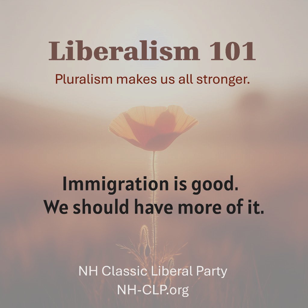 NHCLP's tweet image. Immigration is good, actually.