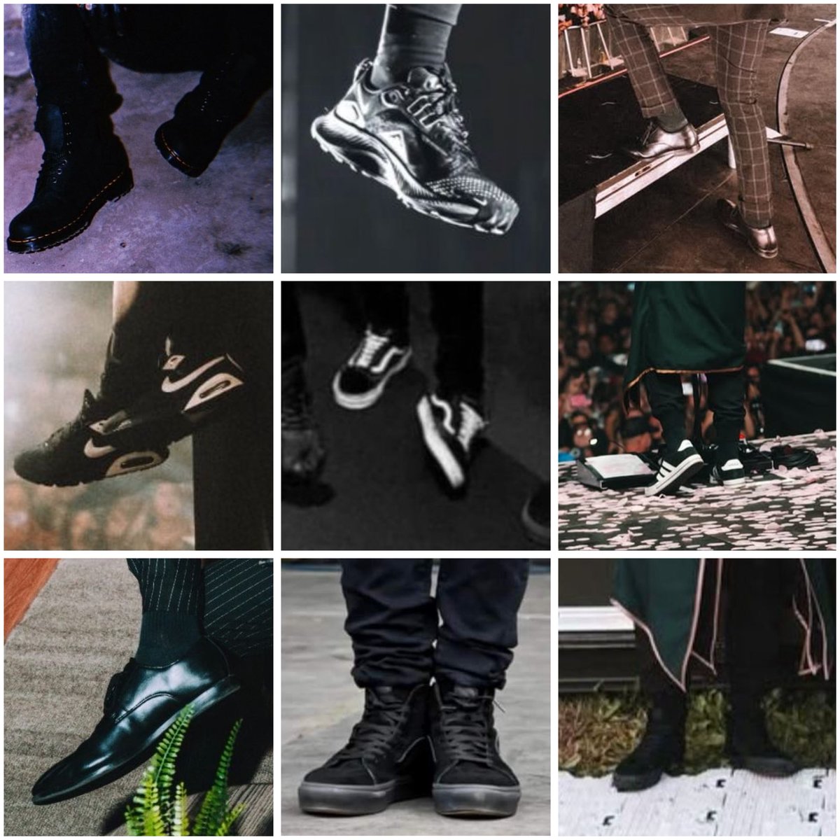 half_deity's tweet image. shoes so iconic you don’t even need to see his face (he also wears a mask🤷‍♀️)