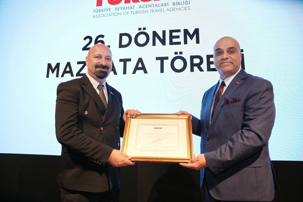 Birliğimizin 26. Dönem Yönetim Kurulu Mazbata Töreni Genel Merkezimizde Bilgi Teknolojileri Medya ve İletişim Grup Başkanımız Mesut Kanat'ın sunumlarıyla gerçekleşti.

TÜRSAB 26. Olağan Genel Kurulu’nda üyelerimizin oyları ile seçilen yeni Denetim Kurulu Üyelerimiz Genel