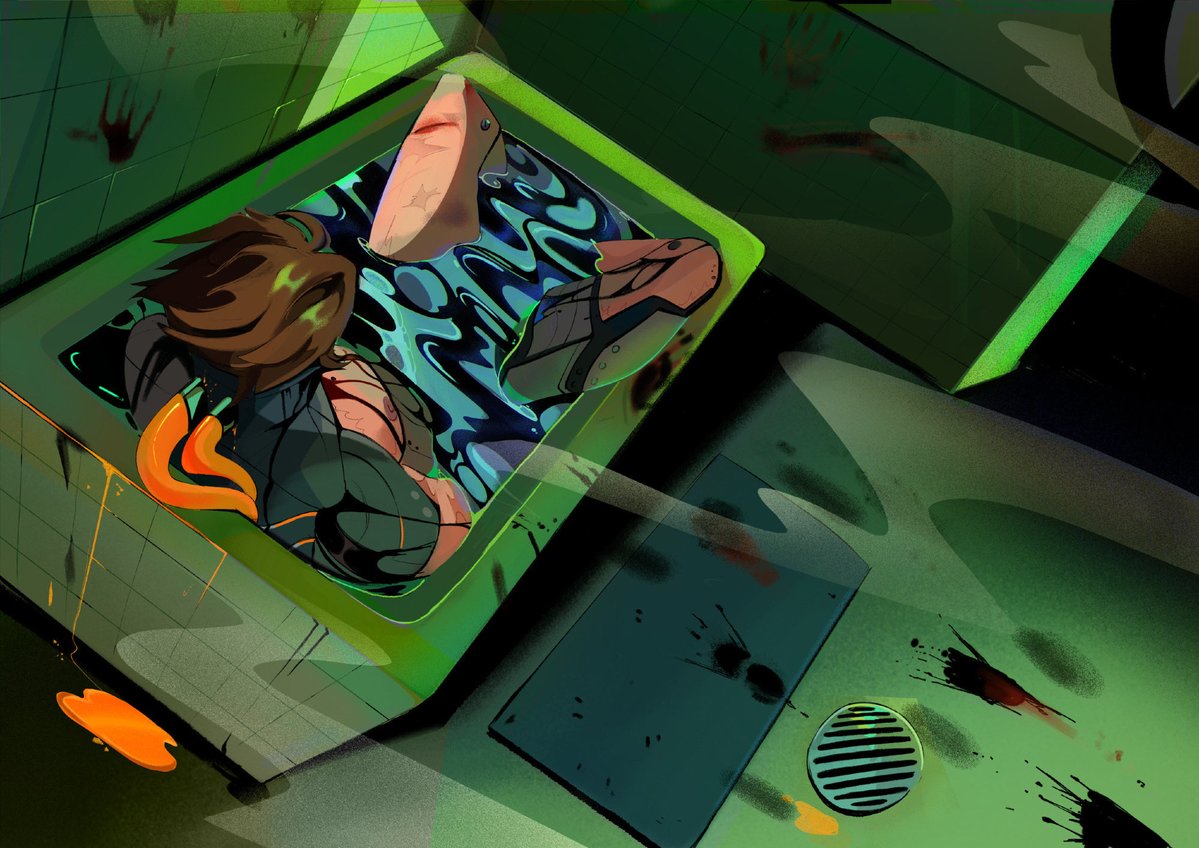 Starfishdrawz's tweet image. Machine herald got his ass beat... time to sulk