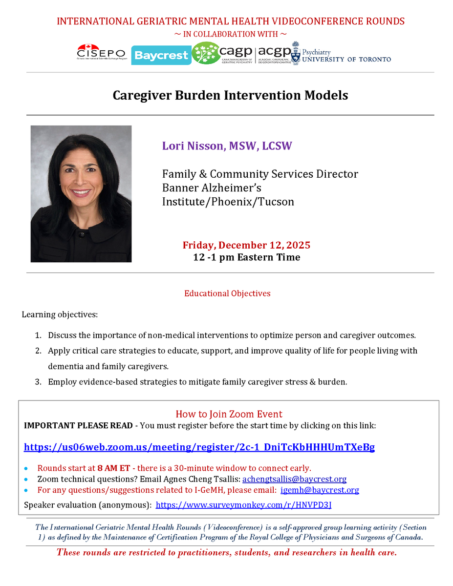 Canadian Academy of Geriatric Psychiatry tweet media