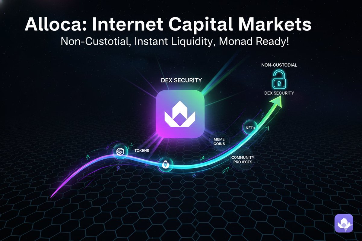 The era of the Internet capital market begins with <a href="/alloca_xyz/">Alloca</a> 💜 
Many launchpads still follow the old presale model, but Alloca wants to build an open capital market for crypto where token creation, trading, community and culture coexist on launchpad.

They use bonding curve