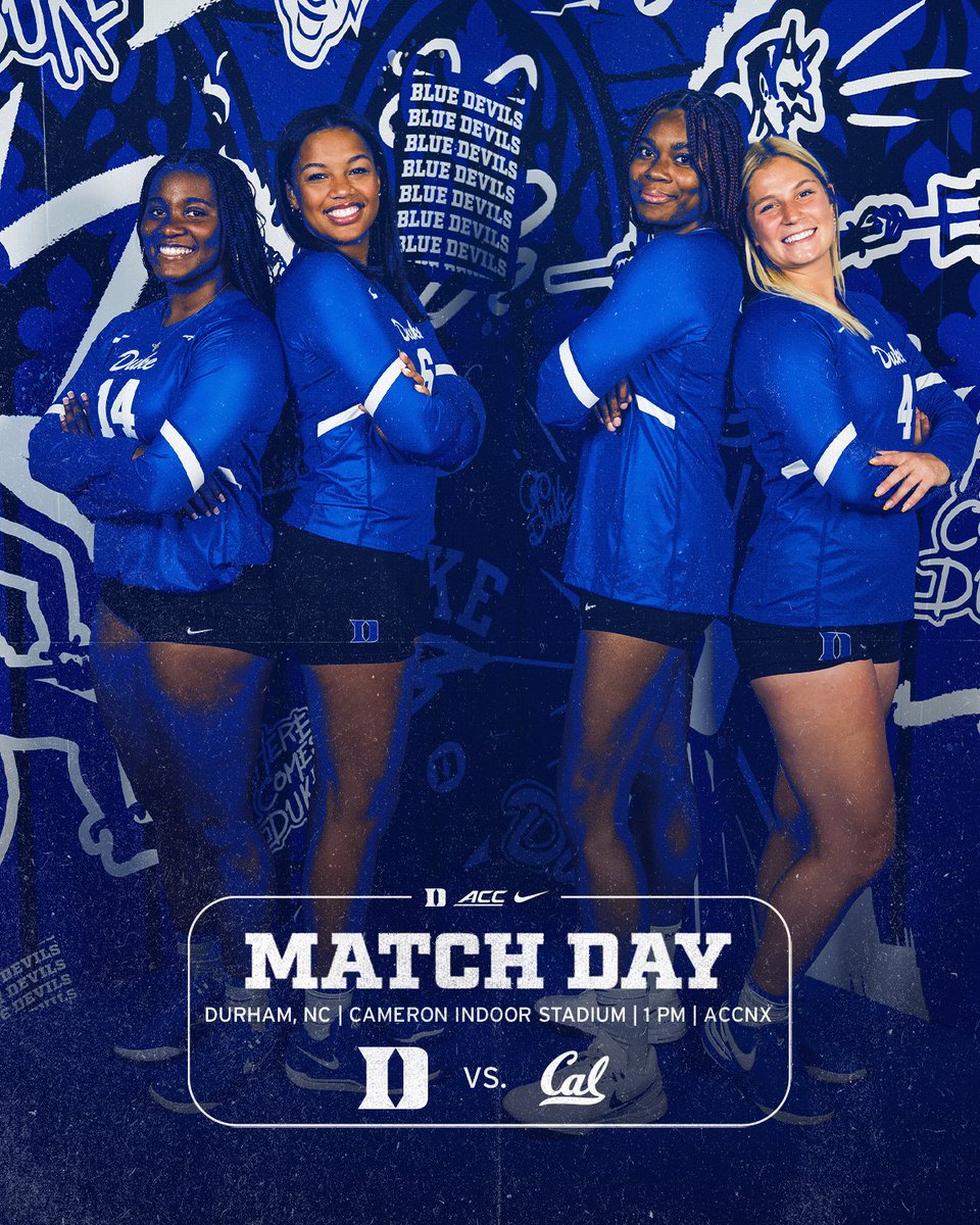 DukeVB's tweet image. One last match day for our seniors 💙

📺 bit.ly/4iwxvHi
📊 goduke.us/3M4TtFa
📄 goduke.us/4ongXCK

#GoDuke