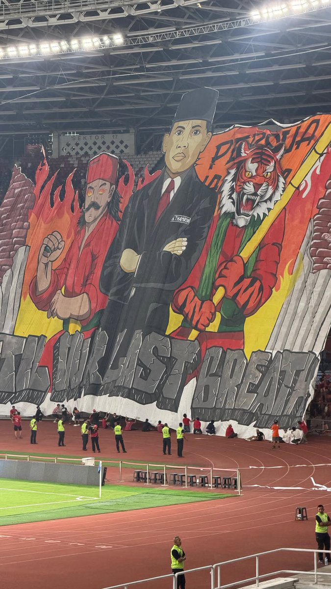'TILL OUR LAST BREATH
Persija Jakarta
vs
PSIM Yogyakarta 
🇮🇩 28.11