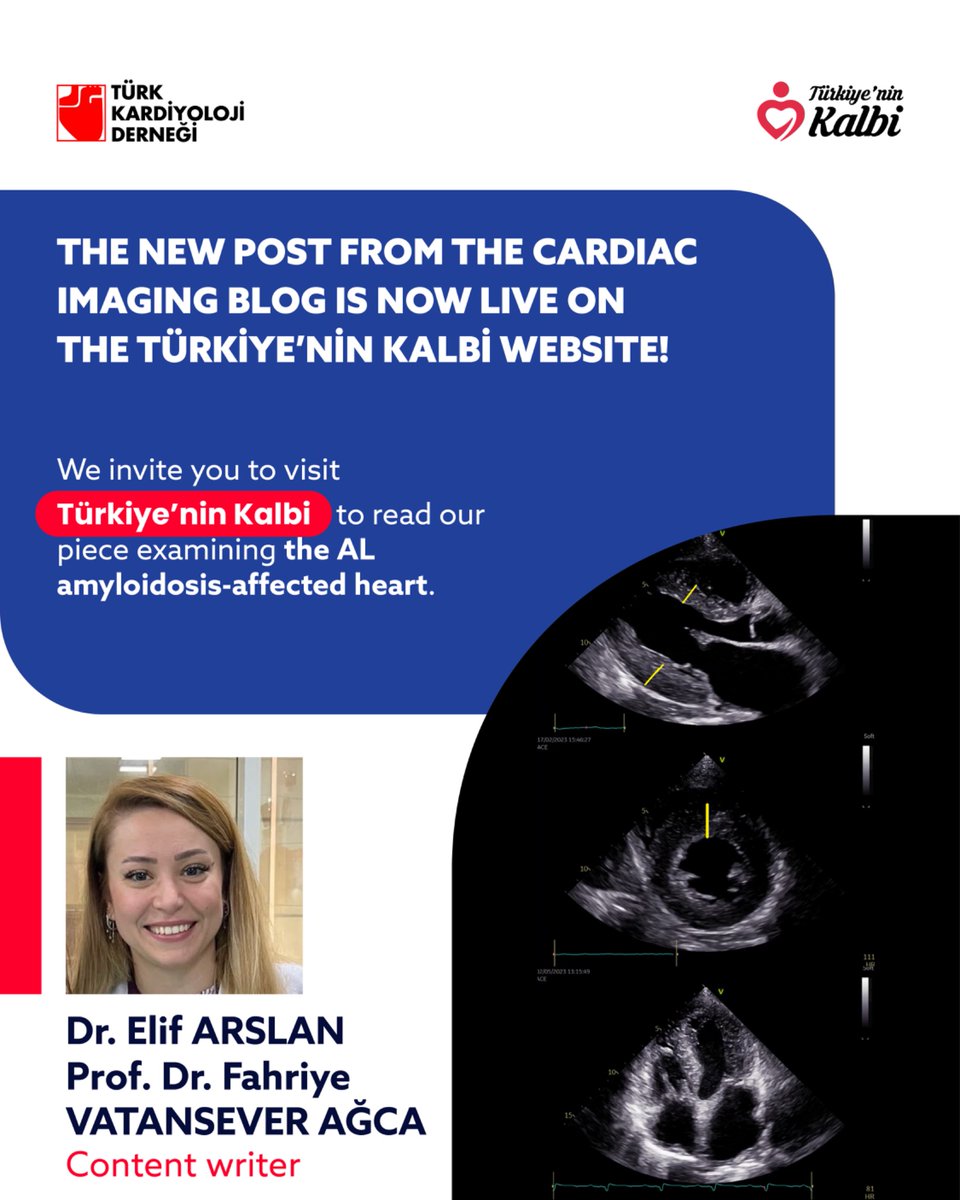 TKDResmi's tweet photo. You can access our post published in the Cardiac Imaging Blog, which examines the AL amyloidosis-affected heart, on the Türkiye’nin Kalbi website with your expert login.
https://t.co/P0czypdn9r https://t.co/BWgbljbcN6