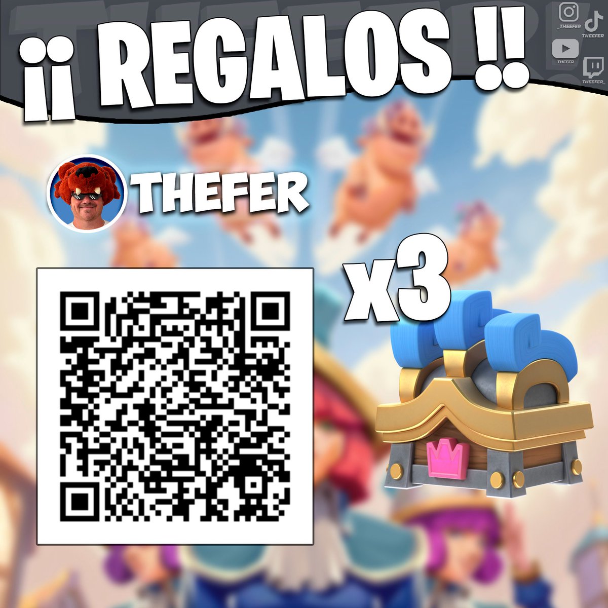 Nuevo Regalo De Clash Royale Por El Black Friday 🎁

Nos Dan 3 Cofres De Mosqueteras🤩

Aquí Os Dejo Un Enlace 👇🏼
store.supercell.com/clashroyale?vo…

#BlackFriday #GiftedBySupercell #ClashRoyale