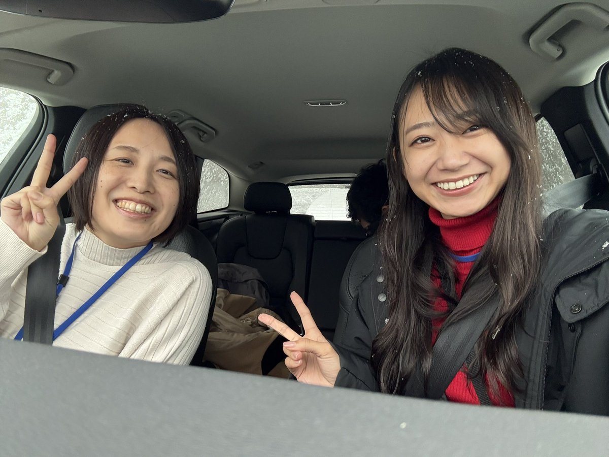 菜々子ちゃんが雪道初運転！☃️✨ 北海道で一緒にブリヂストンBLIZZAK