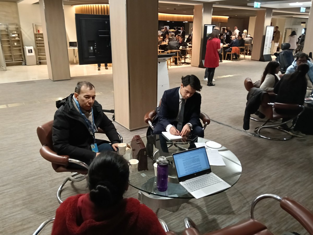 #Peru a solicitud de <a href="/PeruEnGinebra/">Misión del Perú en Ginebra</a> hemos mantenido un diálogo en el #PalaciodeONU #Ginebra
Temas abordados:
#PersecuciónPolitica
#Criminalizacion
#Terruqueo
Solicitamos <a href="/CancilleriaPeru/">Cancillería Perú🇵🇪</a> adstenerse de represalias a los #DefensoresDDHH que asistieron a <a href="/UN/">United Nations</a> 
<a href="/volker_turk/">Volker Türk</a>