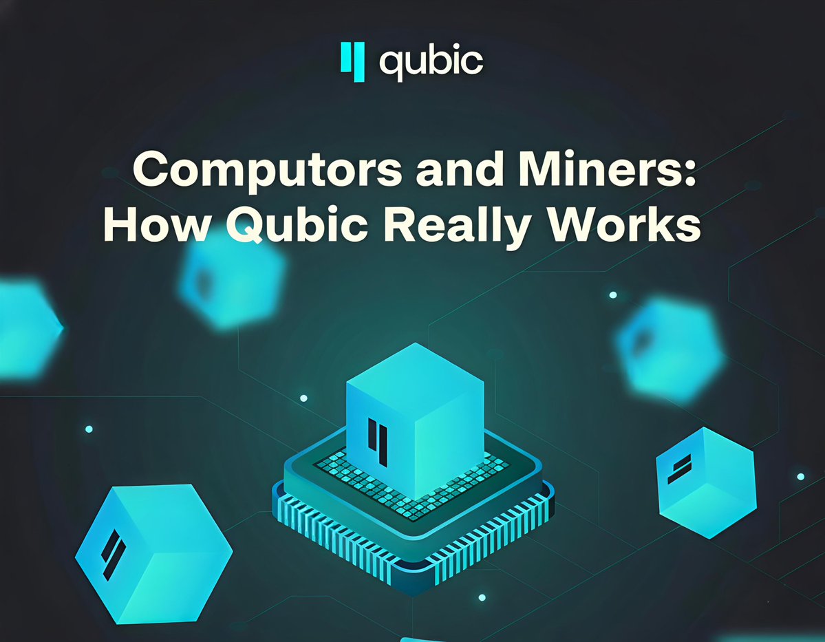Computors and Miners: How Qubic Really Works

1/10 💡 Qubic is built around two main roles: Computors and Miners. They work together, but they serve very different purposes inside the system.

2/10 🛡️ Computors are the core validators. They boot the Qubic OS, run the tick engine,