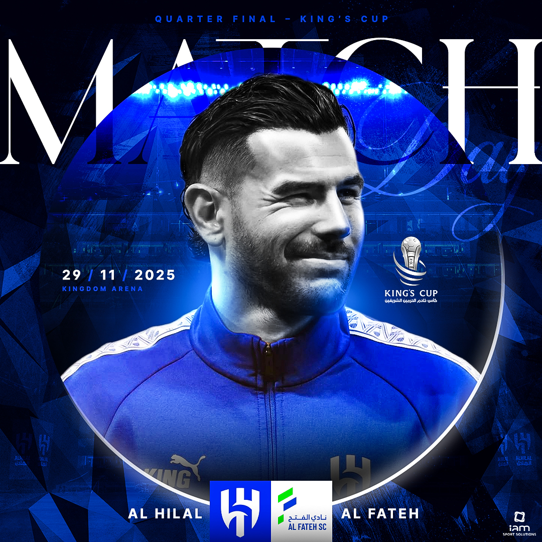 Ready for the 𝐐𝐮𝐚𝐫𝐭𝐞𝐫 𝐅𝐢𝐧𝐚𝐥! 🏆 #KingCup 😉 <a href="/Alhilal_EN/">AlHilal Saudi Club</a> 💙