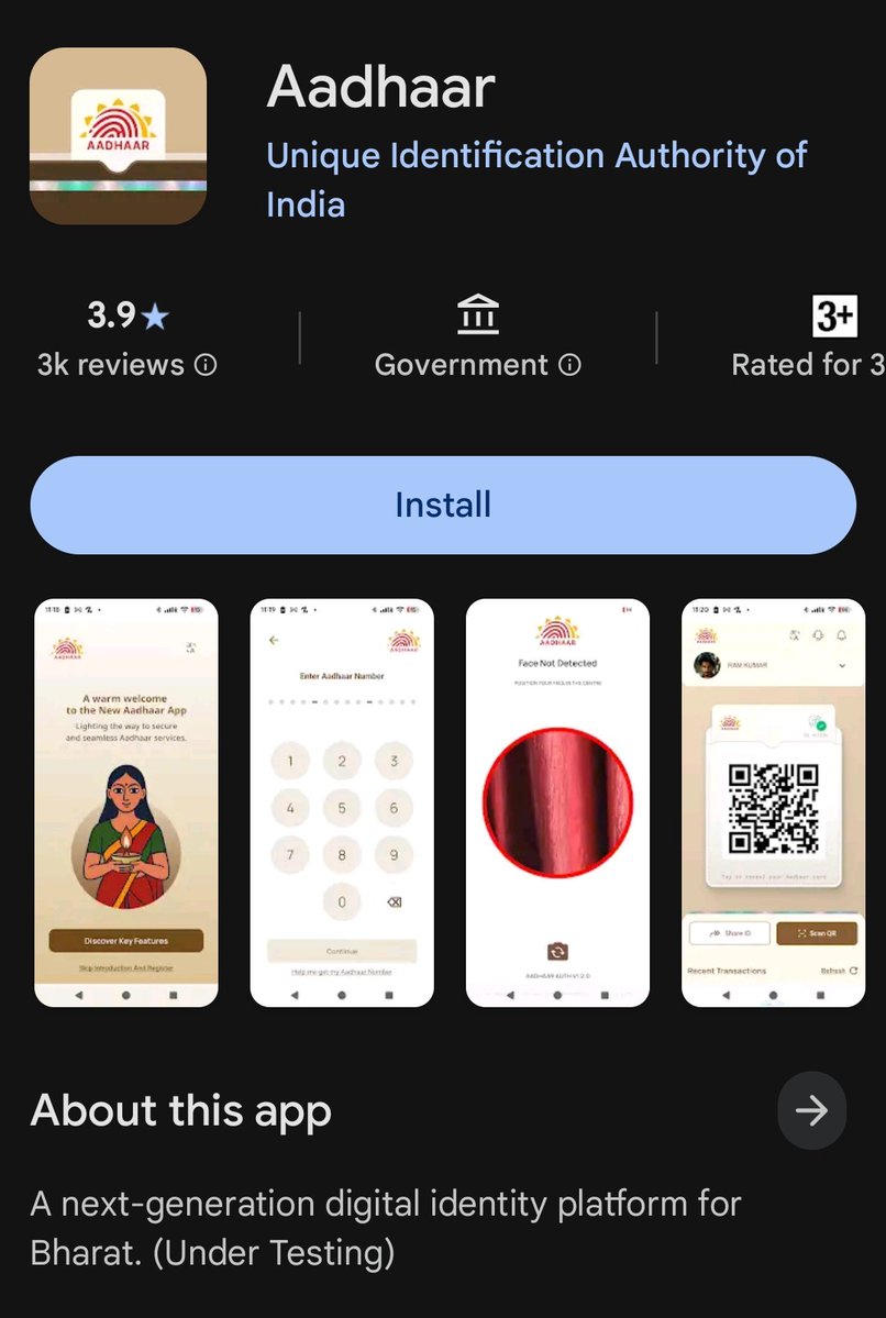 DealBeeOfficial's tweet image. The new Aadhaar app now lets you update your address, name, email, and even your mobile number with face verification...

This is the real Digital India!!!