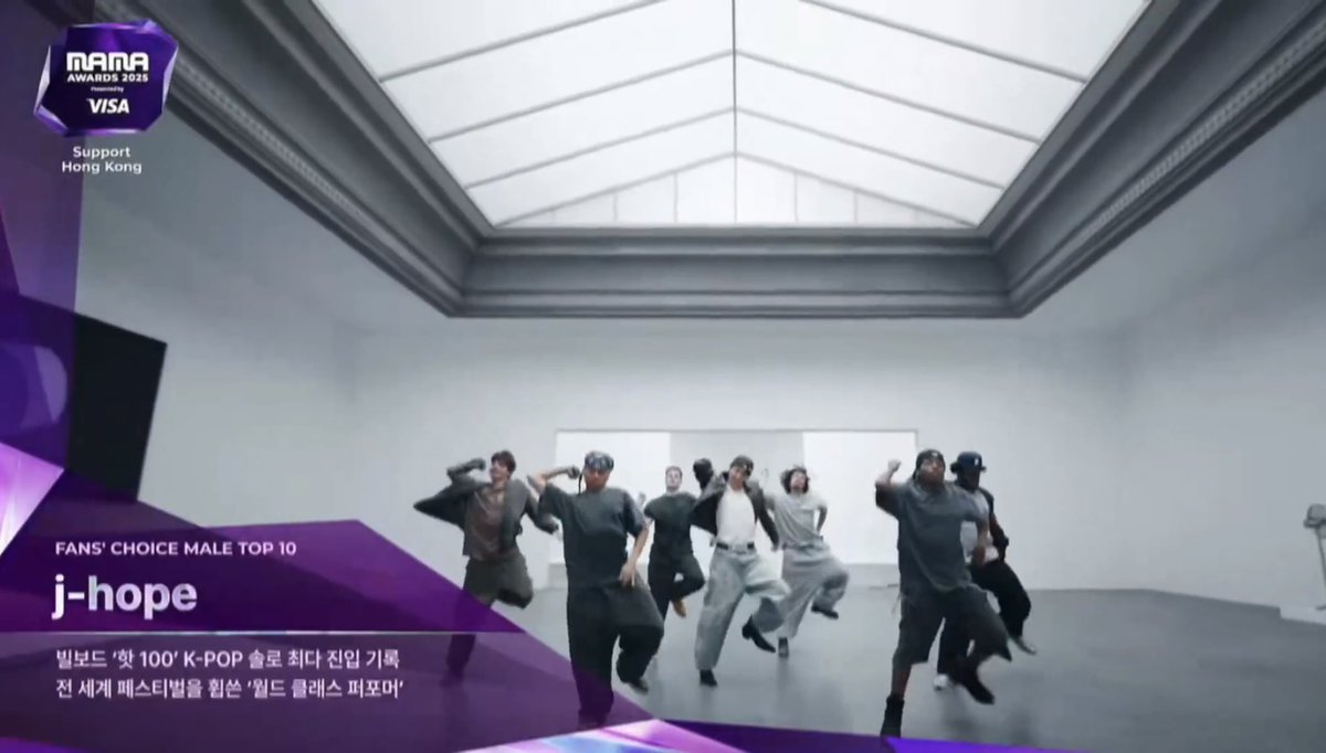 BTS_Thailand's tweet image. [🏆] ขอแสดงความยินดี กับ #JIN และ #jhope ที่ได้รับรางวัลบนซัง “Fans’ Choice Male Top 10” จากงาน 2025 MAMA Awards 🎉🎉🎉

ปีหน้า @BTS_twt คัมแบค อาร์มี่มาพยายามกันใหม่นะคะ 🥹💜🫶🏼