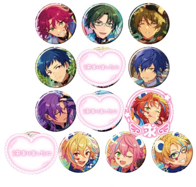 あんスタ コレクション 缶バッジ コレ缶 Nov. 2025 idol 交換 譲：真緒