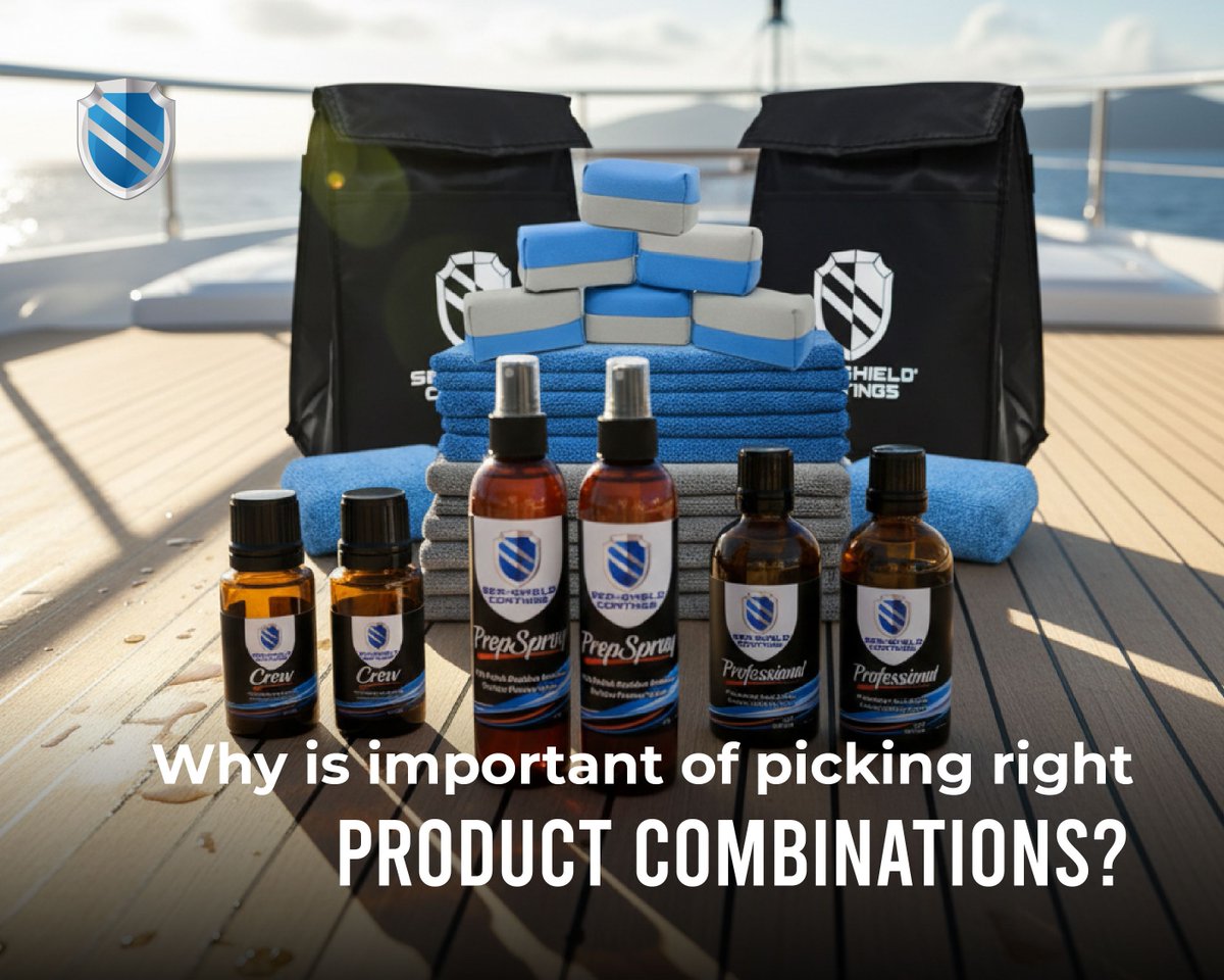 SeaShield's tweet image. Why is important of picking right product combinations?
.
Every vessel tells a different story, facing unique challenges based on its age, usage patterns, and environment. That’s why at Sea-Shield, we firmly believe that a one-size-fits-all solution simply doesn’t work in yacht…