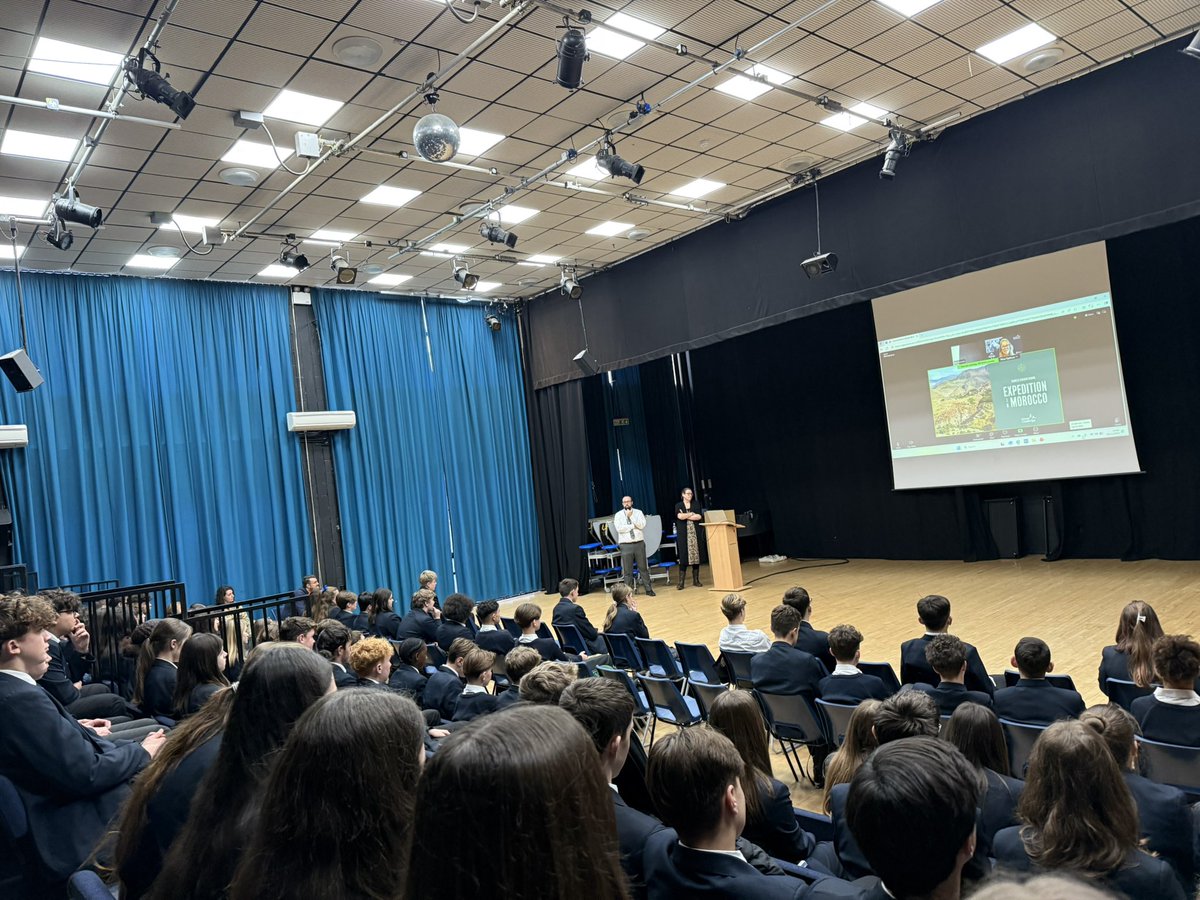 Year 10 and year 11 have an afternoon assembly to introduce the World Challenge expedition to Morocco. Developing Character and skills to set up students for life. The assembly was hosted online but also from Mrs Emmett and Mr Jones