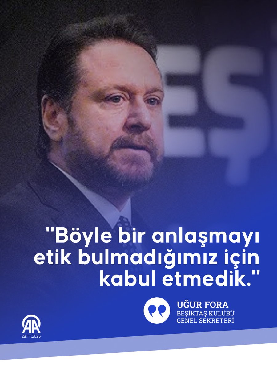Beşiktaş Kulübü, Coca-Cola'nın sponsorluk teklifini kabul etmedi

🎙️ Beşiktaş Kulübü Genel Sekreteri Uğur Fora:

💬 "Böyle bir anlaşmayı etik bulmadığımız için kabul etmedik. Beşiktaş olarak önceliğimiz her zaman toplumumuzun hassasiyetidir. Yaşananlar ortada. Taraftarlarımız da