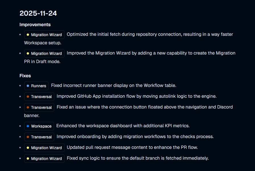 Our devs are always shipping. 

Link in bio.