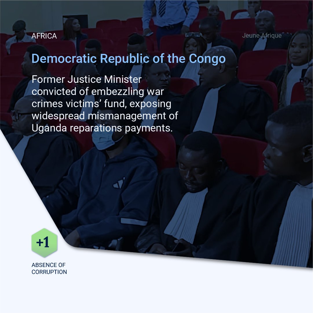 Int_IDEA's tweet image. ⚔️ Anti-corruption efforts continue to shape the #RuleOfLaw and public trust. In September, #DemocracyTracker recorded progress—from stronger accountability to justice system reforms.

Read the full insights → bit.ly/DemTrac