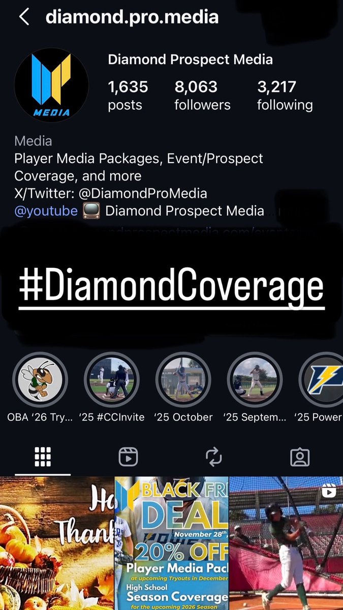 DiamondProMedia's tweet image. Are you following us on our Instagram account? (diamond.pro.media) We’ll have plenty of #DiamondCoverage coming up for multiple summer team tryouts and the HS season right behind it. Make sure you give us a follow for tons of player content, video, announcements, and more!