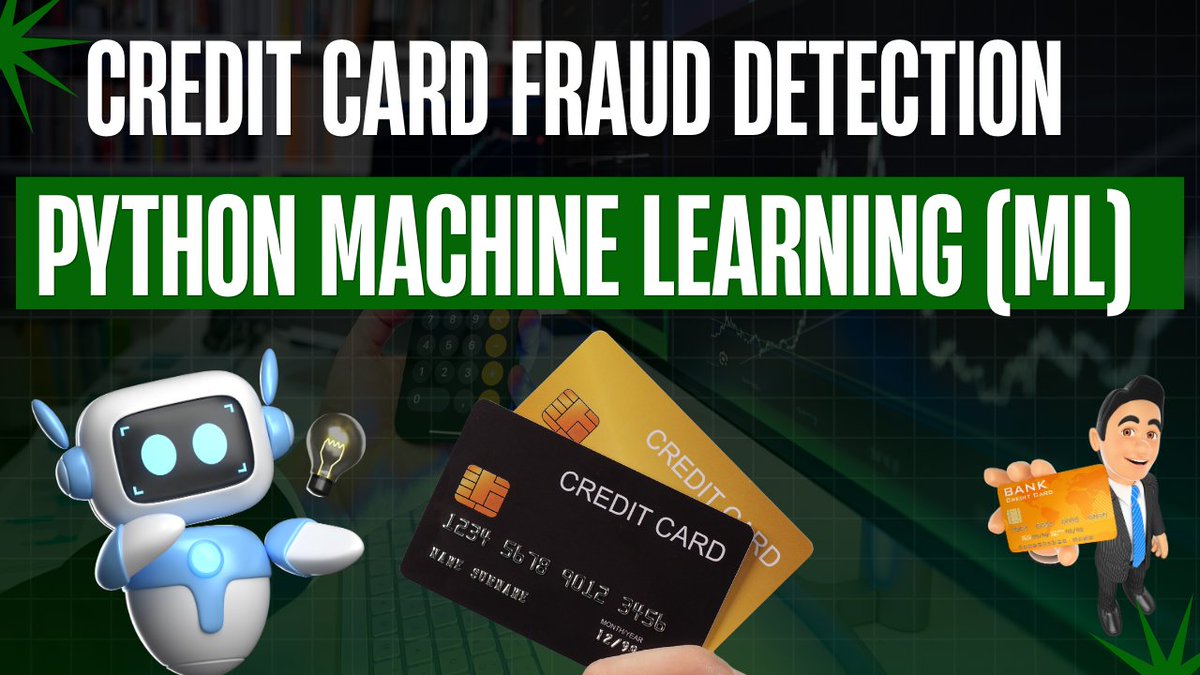 php_gurukul's tweet image. 🚨 Credit Card Fraud Detection System using Python &amp;amp; Machine Learning 🔍💳
phpgurukul.com/credit-card-fr…
🔧 Tech Stack:
Python | Scikit-Learn | Pandas | NumPy | Matplotlib | Machine Learning Models (Logistic Regression, Random Forest, etc.