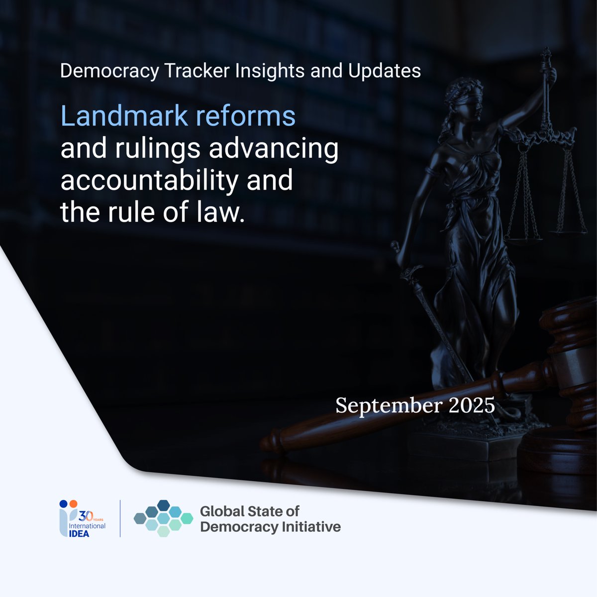 Int_IDEA's tweet image. ⚖️ September updates from #DemocracyTracker show meaningful progress on Access to Justice across regions, with stronger legal protections and decisions confronting past violations.

🔗Full overview: bit.ly/DemTrac