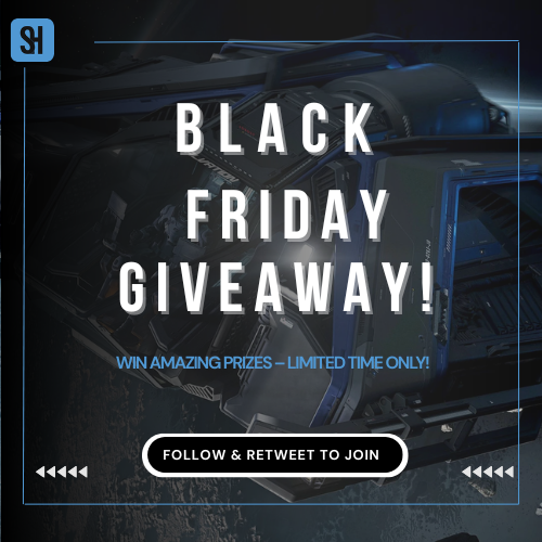 StarHangar's tweet photo. BLACK FRIDAY GIVEAWAY ALERT, PILOTS!   

We’re giving away a RSI Salvation - LTI to one lucky winner! 
 
How to Join:    
1. Follow us   
2. Like &amp; Share this post   
3. Tag Star Citizen friends   

⏰ Entries close on Dec 5, 2025! https://t.co/8fEOrs6kUT