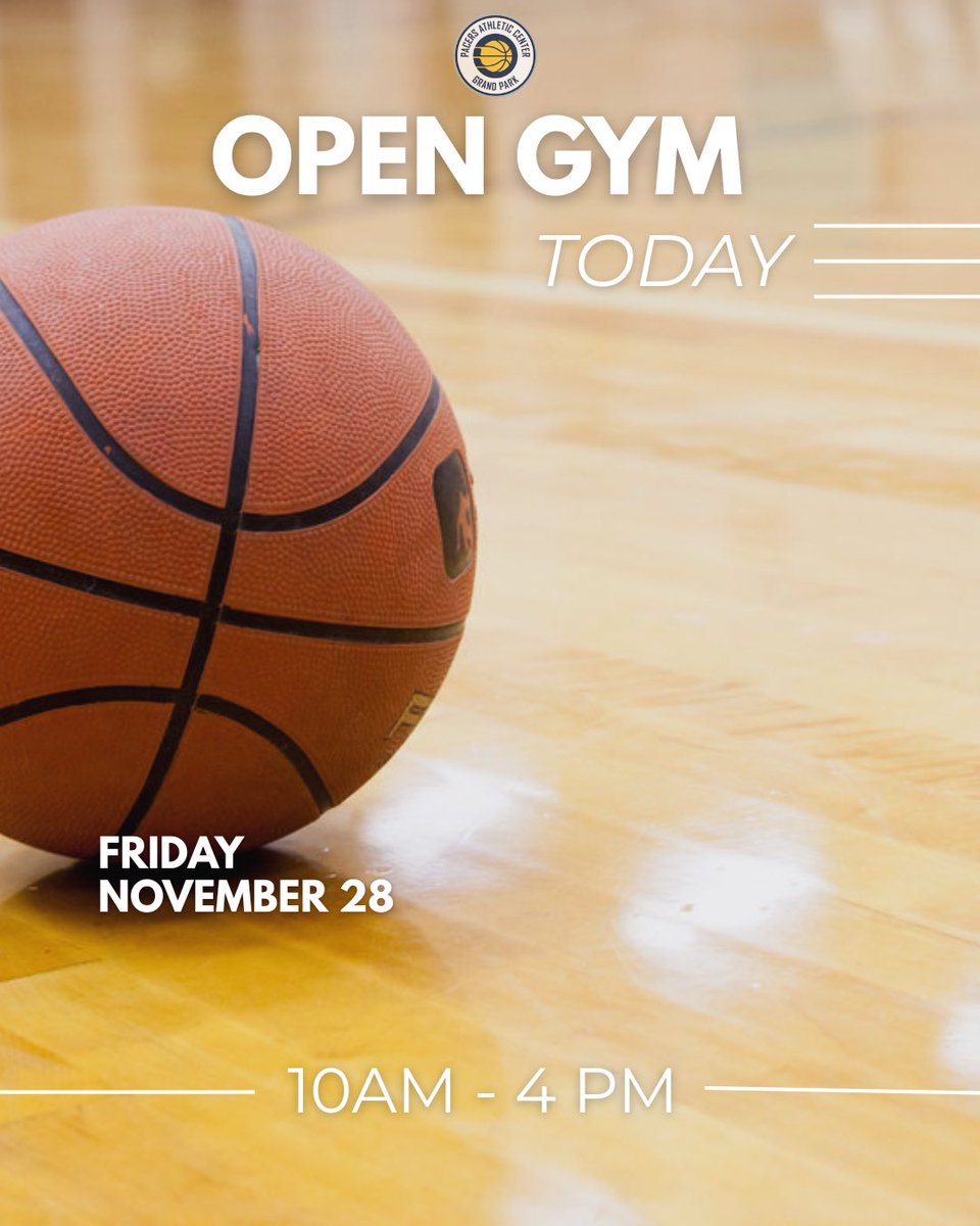 Open gym today! $15 at the door