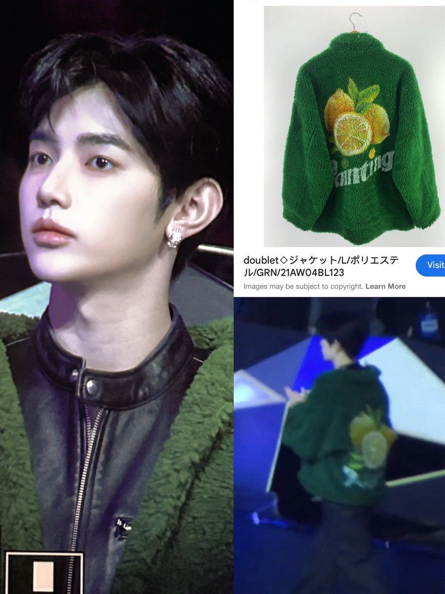 here4Hao's tweet image. Zhang Hao is wearing a jacket from Doublet, the same brand he&apos;s wearing in the Numéro Tokyo magazine. 

It seems the brand really liked Zhang Hao